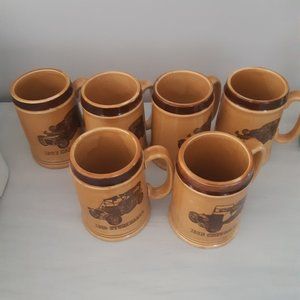Antique/Vintage   Car Model   Mugs    6  cups  "Collection Item"